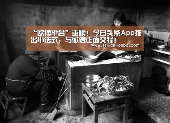 “欧博平台”重磅!今日头条App推出小法式,与微信正面交锋!(图2) 欧博平台